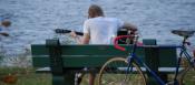 Guitarist by the Banks of Charles